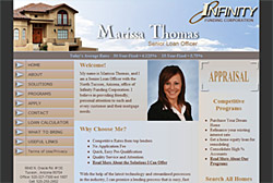 Screenshot of Marissa Thomas — Infinity Funding
