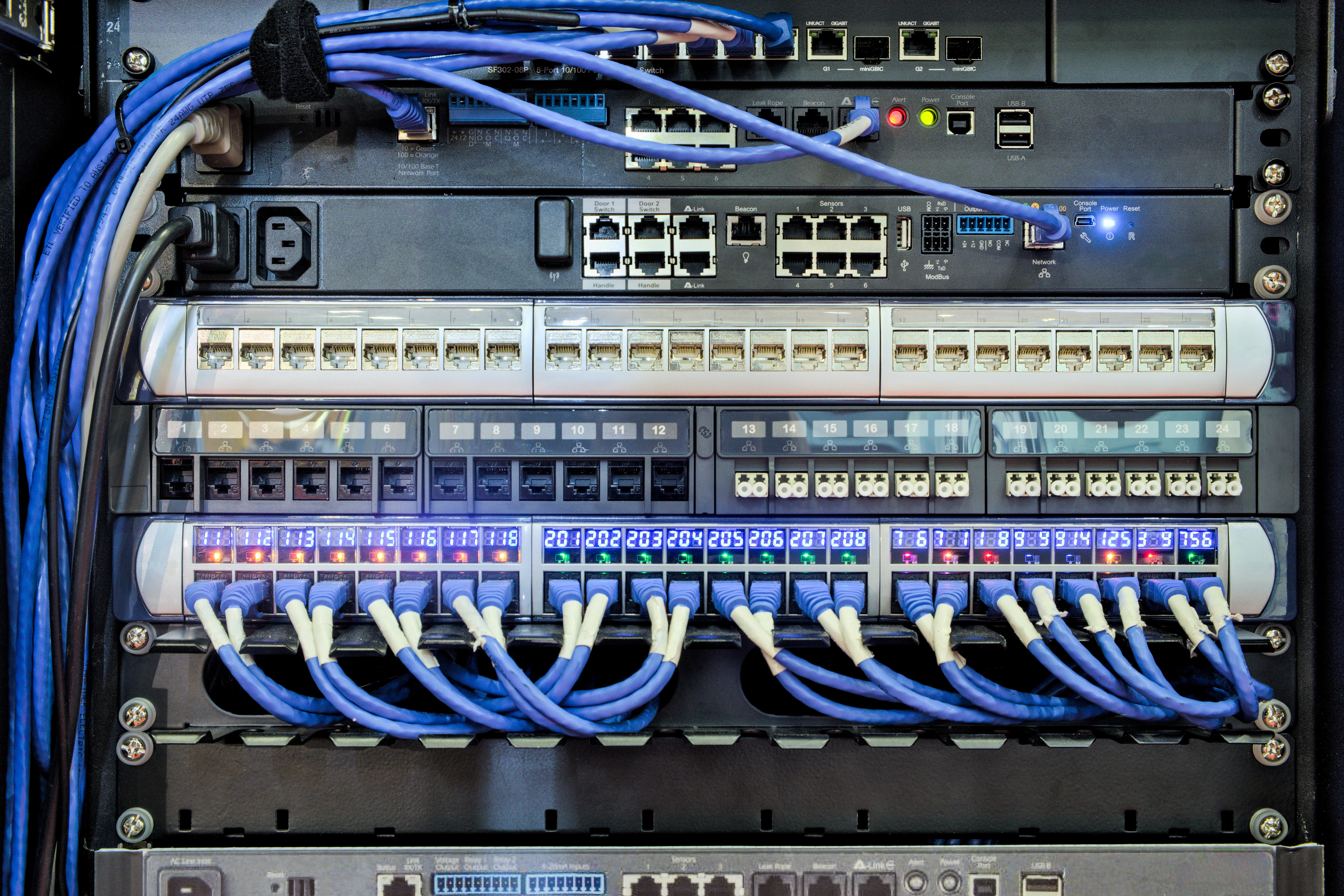 Server hardware and network infrastructure
